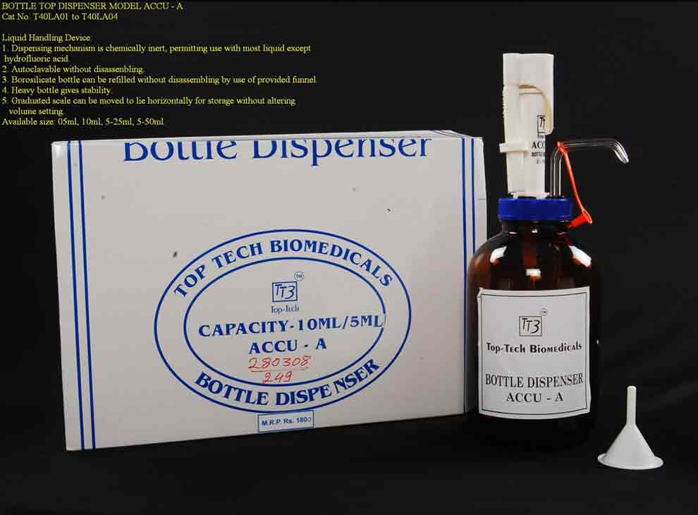 bottol Dispenser Accu A & Accu B